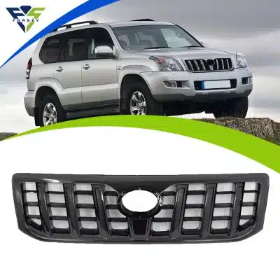 Front Bumper Grille Modification Black Paint Finish for 2003-2009 Toyota Prado FJ120 Front Bumper Grille Modification Black Paint Finish for 2003-2009 Toyota Prado FJ120