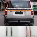 Rear Pillar LED Lamp Tail Light Set for 2024-2025 Toyota Prado LC250, Dynamic Start-up & Sequential Turn Signals, 2PCS