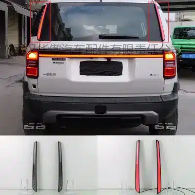 Rear Pillar LED Lamp Tail Light Set for 2024-2025 Toyota Prado LC250, Dynamic Start-up & Sequential Turn Signals, 2PCS Rear Pillar LED Lamp Tail Light Set for 2024-2025 Toyota Prado LC250, Dynamic Start-up & Sequential Turn Signals, 2PCS