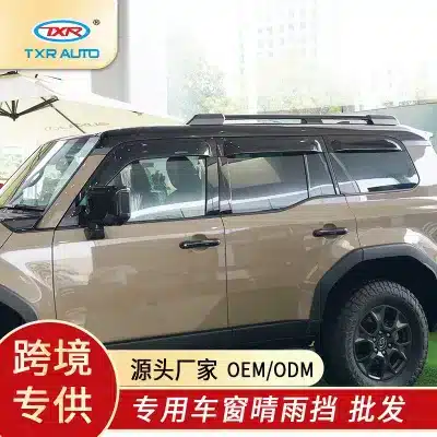 Window Visor Rain Guards for 2024-2025 Lexus GX550, Titanium Black Acrylic Side Window Deflectors, 6-Piece Set Window Visor Rain Guards for 2024-2025 Lexus GX550, Titanium Black Acrylic Side Window Deflectors, 6-Piece Set