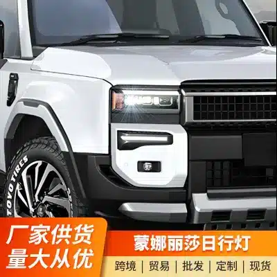 LED Daytime Running Lights Front Bumper DRL Assembly for 2024 Toyota Land Cruiser Prado LC250 Mona Lisa Style Upgrade, Pair LED Daytime Running Lights Front Bumper DRL Assembly for 2024 Toyota Land Cruiser Prado LC250 Mona Lisa Style Upgrade, Pair