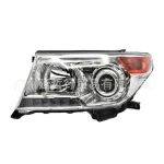 LED Headlight Assembly with Dual Lens High Configuration Upgrade for 2016-2018 Toyota Land Cruiser LC200
