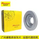 Front Ventilated Brake Disc Rotor 340mm for Toyota Land Cruiser & Lexus LX570, Fits 4351260180
