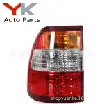 Rear Outer Tail Light Passenger Side Right Replacement for 2005-2006 Toyota Land Cruiser FJ100, Halogen Brake Lamp