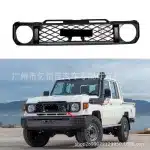 Front Center Radiator Grille Assembly for 2024 Toyota Land Cruiser 79 LC79 Pickup, PP Material Mesh Grille