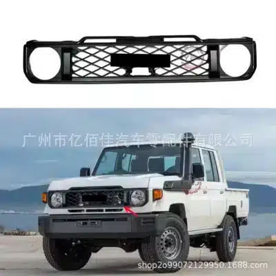 Front Center Radiator Grille Assembly for 2024 Toyota Land Cruiser 79 LC79 Pickup, PP Material Mesh Grille Front Center Radiator Grille Assembly for 2024 Toyota Land Cruiser 79 LC79 Pickup, PP Material Mesh Grille