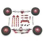 Full Metal Upgrade Kit for Mangniu MN82 LC79 MN78 1/12 RC Crawler, Silver Replacement Parts