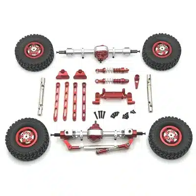 Full Metal Upgrade Kit for Mangniu MN82 LC79 MN78 1/12 RC Crawler, Silver Replacement Parts Full Metal Upgrade Kit for Mangniu MN82 LC79 MN78 1/12 RC Crawler, Silver Replacement Parts