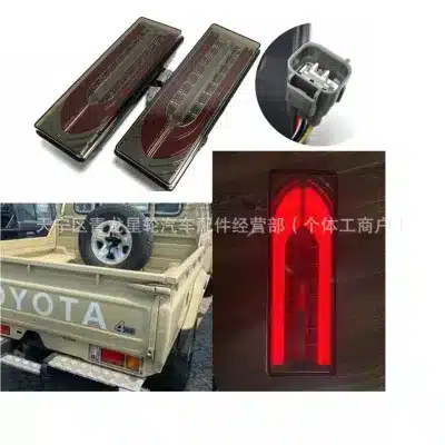 LED Tail Light Assembly for Toyota Land Cruiser FJ70 FJ75 Pickup Truck 1984-2015, Pair