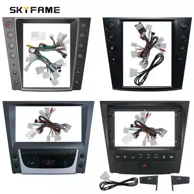 Double Din Navigation Radio Fascia for 2004-2011 Lexus GS300 GS350 GS450h GS250, 9 inch/9.7 inch Dash Installation Dash Kit Double Din Navigation Radio Fascia for 2004-2011 Lexus GS300 GS350 GS450h GS250, 9 inch/9.7 inch Dash Installation Dash Kit