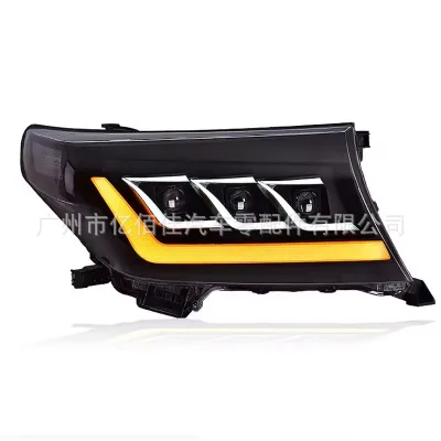 LED Headlight Assembly Pair for 2012-2014 Toyota Land Cruiser LC200 FJ200, Front Replacement Driving Lights LED Headlight Assembly Pair for 2012-2014 Toyota Land Cruiser LC200 FJ200, Front Replacement Driving Lights