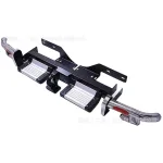 Stainless Steel Rear Bumper Hitch Step Bar for 2010-2021 Toyota Land Cruiser Prado LC150, Heavy Duty Towing Guard & Pedal
