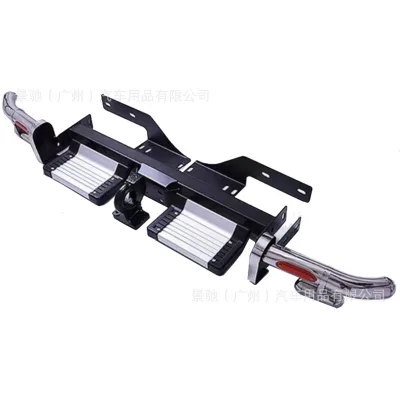 Stainless Steel Rear Bumper Hitch Step Bar for 2010-2021 Toyota Land Cruiser Prado LC150, Heavy Duty Towing Guard & Pedal Stainless Steel Rear Bumper Hitch Step Bar for 2010-2021 Toyota Land Cruiser Prado LC150, Heavy Duty Towing Guard & Pedal
