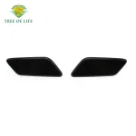 Front Headlight Washer Nozzle Cover Set Right/Left for Toyota Land Cruiser Prado 150 LC150 2017-2020, OE 85045-60070 85044-60160