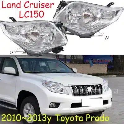 LED Front Headlight Assembly for Toyota Land Cruiser Prado LC150 2010-2013, 12V 45W 4500LM Replacement Lamp LED Front Headlight Assembly for Toyota Land Cruiser Prado LC150 2010-2013, 12V 45W 4500LM Replacement Lamp