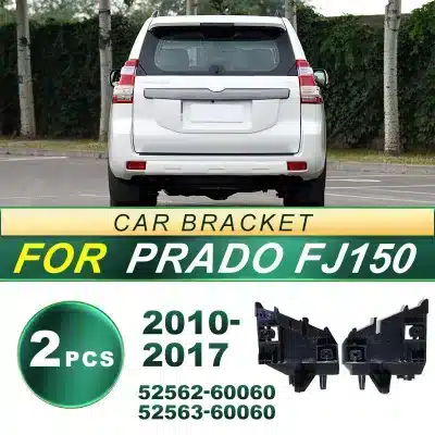 Rear Bumper Taillight Brackets Left & Right Pair for 2010-2017 Toyota Land Cruiser Prado FJ150, Replaces 52562-60060 52563-60060 Rear Bumper Taillight Brackets Left & Right Pair for 2010-2017 Toyota Land Cruiser Prado FJ150, Replaces 52562-60060 52563-60060