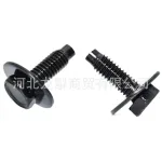 M6 Spacer Screws Zinc-Plated Iron Fasteners for Car Body Interior Panels, Fenders, Mudguards, and Bumpers, Universal Fit
