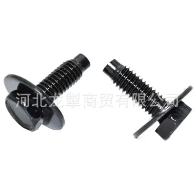 M6 Spacer Screws Zinc-Plated Iron Fasteners for Car Body Interior Panels, Fenders, Mudguards, and Bumpers, Universal Fit M6 Spacer Screws Zinc-Plated Iron Fasteners for Car Body Interior Panels, Fenders, Mudguards, and Bumpers, Universal Fit
