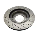 Front Brake Disc Rotor Pair for Toyota Hilux Revo & Land Cruiser HZJ78 HZJ79, 43512-0K101 43512-0K090