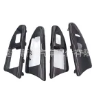 Master Power Window Switch Panel Bezel Replacement for 2008-2015 Lexus LX570, Part 74232-60550, ABS Plastic Wood Grain Finish