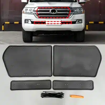 Front Grille Anti-Insect Protective Net for Toyota Land Cruiser LC200 2008-2022, Radiator Mesh Shield