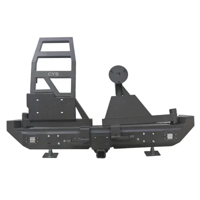 Heavy Duty Steel Rear Bumper Assembly for 2007-2020 Toyota FJ Cruiser, Off-Road Competitive Model Heavy Duty Steel Rear Bumper Assembly for 2007-2020 Toyota FJ Cruiser, Off-Road Competitive Model