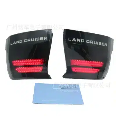 LED Rear Bumper Lights for 2024 Toyota Prado LC250, Smoked Triple Function Tail Brake Turn Signal Lamps