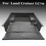 Heavy-Duty Black Bedliner for Toyota Land Cruiser LC79 Pickup Truck, Extended Bed Protection
