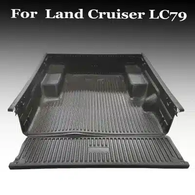 Heavy-Duty Black Bedliner for Toyota Land Cruiser LC79 Pickup Truck, Extended Bed Protection Heavy-Duty Black Bedliner for Toyota Land Cruiser LC79 Pickup Truck, Extended Bed Protection