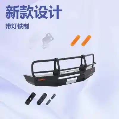 Heavy-Duty Front Anti-Collision Bumper with LED Lights for Toyota Land Cruiser LC80 Off-Road Modification Heavy-Duty Front Anti-Collision Bumper with LED Lights for Toyota Land Cruiser LC80 Off-Road Modification