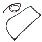Tailgate Trunk Door Seal Weatherstrip Set for Toyota Land Cruiser LC70 Series, OE 67882-60041 67881-60040 Replacement