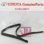 Engine Hood Sealing Strip for 1998-2007 Toyota Land Cruiser LC100, OE 53183-60071 Engine Cover Weatherstrip