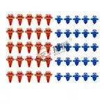 50PCS Bumper Fender Flare Nylon Retainer Clips and Fasteners for Toyota RAV4 & FJ Cruiser