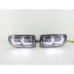 LED Fog Lights with DRL and Turn Signals for 1998-2008 Toyota Land Cruiser FJ100 LC100, 12V Dual-Color Lamps