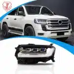 LED Front Headlight Assembly Conversion Kit for Toyota Land Cruiser LC200 2008-2022 to LC300 Style