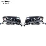 LED Headlight Assembly for 2018-2020 Toyota Land Cruiser Prado FJ150 Clear Lens Replacement