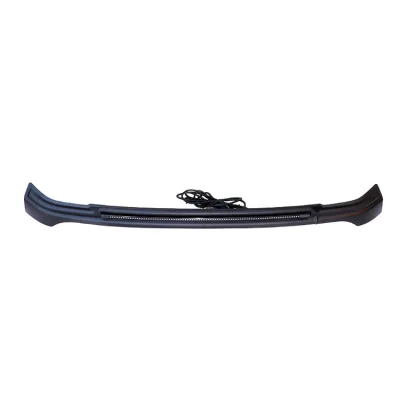Hood Bug Deflector Sand Shield with LED Streamer Light for Toyota FJ Cruiser, Front Cover Bug Guard Matte Black
