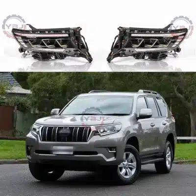 LED Headlight Assembly for 2018-2023 Toyota Land Cruiser Prado FJ150 GRJ150 Triple Lens Projector with Sequential Turn Signal LED Headlight Assembly for 2018-2023 Toyota Land Cruiser Prado FJ150 GRJ150 Triple Lens Projector with Sequential Turn Signal
