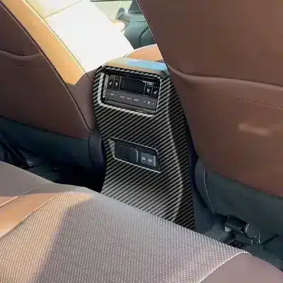 Rear Anti-Kick Panel Guard Matte Wood Grain Trim for 2024 Toyota Prado LC250, RHD Dedicated Interior Accessory Rear Anti-Kick Panel Guard Matte Wood Grain Trim for 2024 Toyota Prado LC250, RHD Dedicated Interior Accessory