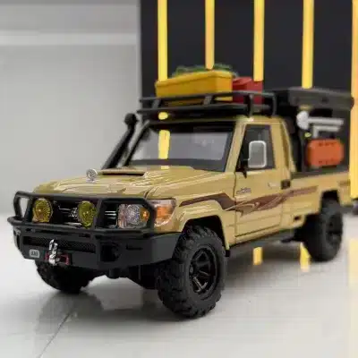 1:32 Scale Toyota Land Cruiser LC79 Die-Cast Alloy Model Car, Off-Road Toy Vehicle with Sound and Light Features 1:32 Scale Toyota Land Cruiser LC79 Die-Cast Alloy Model Car, Off-Road Toy Vehicle with Sound and Light Features