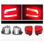 LED Rear Bumper Lights for 2016-2021 Toyota Land Cruiser LC200, Brake Fog Reverse Lamp, IP67 Waterproof