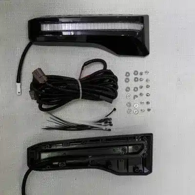 LED Daytime Running Lights Front Fog Lamp Assembly for 2024+ Toyota Prado LC250, White DRL Driving Lights 12V ABS LED Daytime Running Lights Front Fog Lamp Assembly for 2024+ Toyota Prado LC250, White DRL Driving Lights 12V ABS