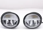 LED Front Bumper Fog Lights DRL Turn Signal Assembly for Toyota Land Cruiser LC79, ABS Housing