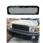 Front Radiator Grille TRD Style Matte Black for Toyota Land Cruiser LC76 LC79 FJ79 2007-2021