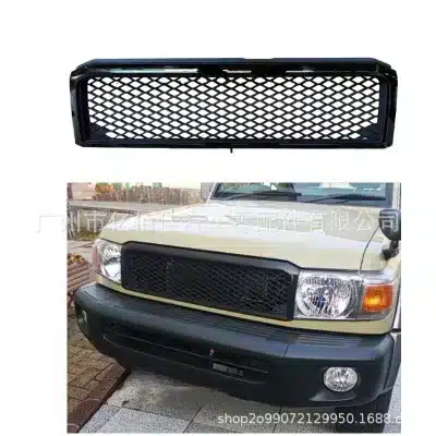 Front Radiator Grille TRD Style Matte Black for Toyota Land Cruiser LC76 LC79 FJ79 2007-2021 Front Radiator Grille TRD Style Matte Black for Toyota Land Cruiser LC76 LC79 FJ79 2007-2021