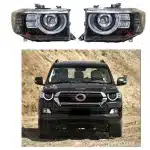 LED Headlight Assembly with DRL High/Low Beam for Toyota Land Cruiser LC79 1984-2022 Pickup