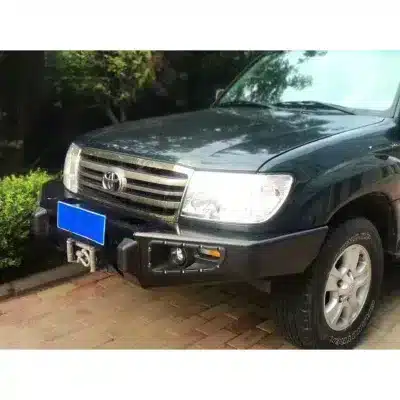Heavy-Duty Front Bumper Bull Bar with U-Bar and Recovery Boards for Toyota Land Cruiser 4700 LC100 Heavy-Duty Front Bumper Bull Bar with U-Bar and Recovery Boards for Toyota Land Cruiser 4700 LC100
