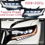 LED Daytime Running Lights Front Bumper Warning Lamp Assembly for Toyota Land Cruiser Prado LC150 2018-2021