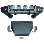 Off-Road Baja Front Bumper Aluminum Alloy with Spotlight Mounts for 2007-2022 Toyota FJ Cruiser