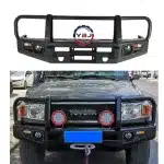 Heavy Duty Steel Front Bumper Cattle Bar with DRL for Toyota Land Cruiser 70 Series LC79 LC76 LC75 LC78 2007-2021